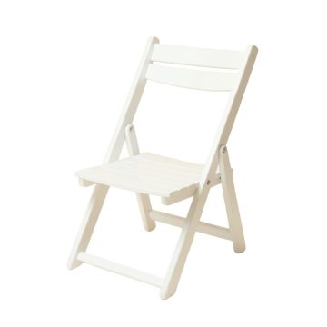 Dune Crest Folding Outdoor Chair - White
