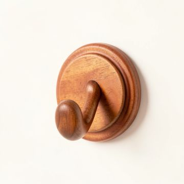 Slate Bend Wall-Mounted Robe Hook - Terracotta (synthetic illustration; no displayed measurements)