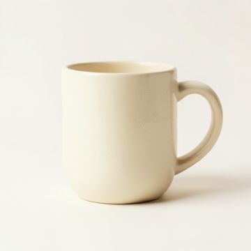 Hazel Brook Ceramic Mug - Cream (synthetic illustration; no displayed measurements)