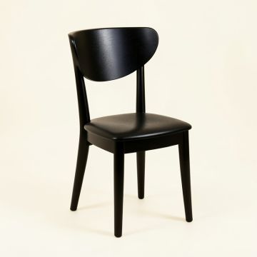 River Bridge Dining Chair - Black (synthetic illustration; no displayed measurements)