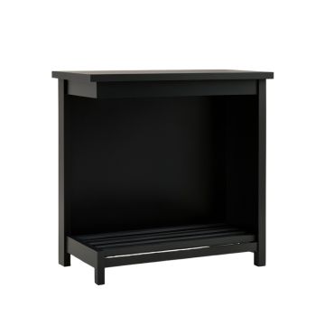 Juniper Dale Freestanding Laundry Folding Counter - Black