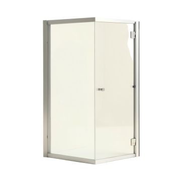 46.5 '' - 48 '' W X 72 '' H Door Opening Semi-Frameless Shower Door