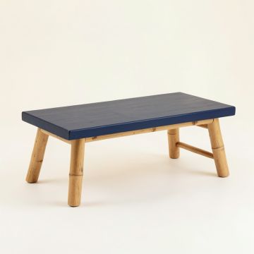 Cliff Crossing Indoor Bench - Navy (synthetic illustration; no displayed measurements)