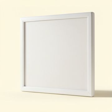 White Fixed Frame Wall Mounted Projector Screen (synthetic illustration; no displayed measurements)