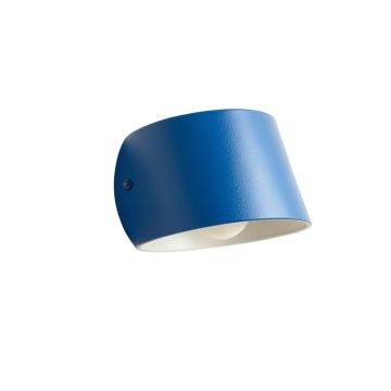 Cliff Canyon Wall Sconce Mounted On A Plain Wall - Blue (synthetic illustration; no displayed measurements)