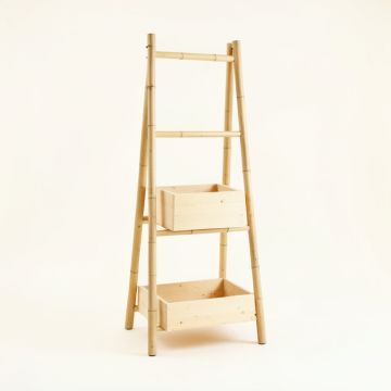 Linden Branch Empty Vertical Garden Frame - Ivory (synthetic illustration; no displayed measurements)
