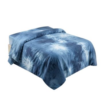 Tie Dye Distressed Background With Pleating Gradient Brushed Marble Effect Image Duvet Cover Set