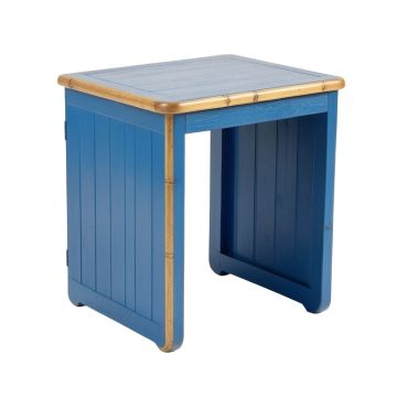 Elm Crest Side Table - Blue