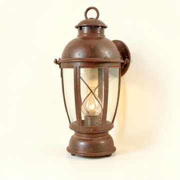 Retro Antique Vintage Rustic Lantern Lamp Wall Sconce Light Garden Yard Outdoor (synthetic illustration; no displayed measurements)