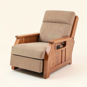 Aairah 32 '' Wide Power Lift Assist Standard Recliner With Massager (synthetic illustration; no displayed measurements)