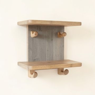 Elm Canyon Wall-Mounted Entryway Organizer Shelf - Gray (synthetic illustration; no displayed measurements)