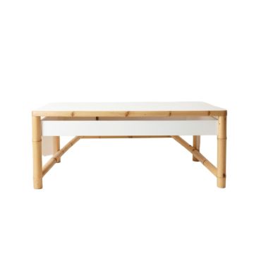 Dune Bluff Indoor Bench - White