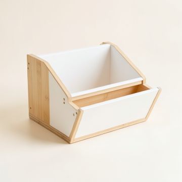 Dawn Branch Low Toy Storage Unit - White (synthetic illustration; no displayed measurements)