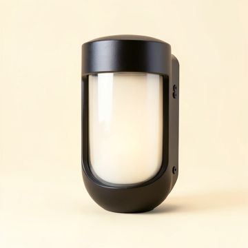 Malikah 1 -Bulb Outdoor Bulkhead Light (synthetic illustration; no displayed measurements)