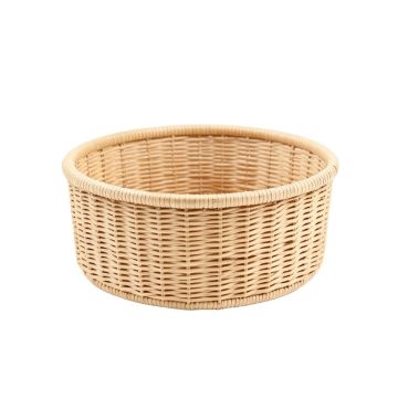 Olive Canyon Empty Storage Basket - Beige