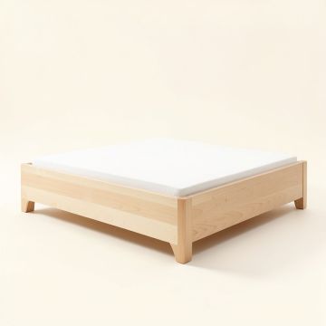 Astrid Solid Wood Platform Bed (synthetic illustration; no displayed measurements)