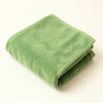 Heath Edge Bath Towel - Green (synthetic illustration; no displayed measurements)