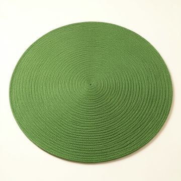 Lake Crest Round Area Rug - Green (synthetic illustration; no displayed measurements)