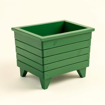 Shore Bridge Empty Raised Planter - Green (synthetic illustration; no displayed measurements)