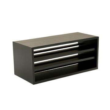 Willow Crossing Shoe Storage Bench - Black