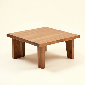 Dungall Solid Wood Coffee Table (synthetic illustration; no displayed measurements)