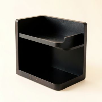 Olive Arc Empty Mug-Storage Cabinet Insert - Black (synthetic illustration; no displayed measurements)