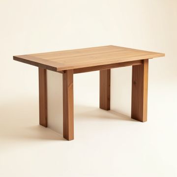 Enzo Solid Wood Dining Table (synthetic illustration; no displayed measurements)