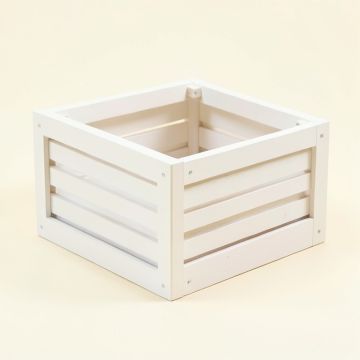 Rowan Dale Empty Furniture-Style Litter Enclosure - White (synthetic illustration; no displayed measurements)