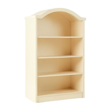 Reed Arc Freestanding Bookcase - Cream (synthetic illustration; no displayed measurements)