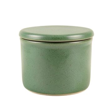 Birch Brook Storage Canister With Lid - Green