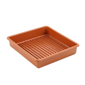 Glen Bluff Empty Under-Desk Cable Tray - Terracotta