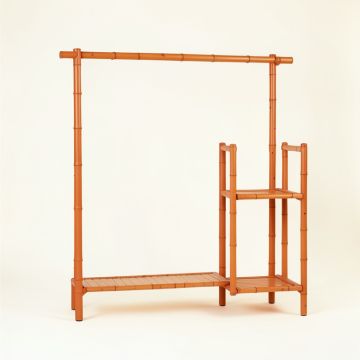 Birch Arc Empty Garment Rack (synthetic illustration; no displayed measurements)