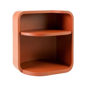 Wren Bend Empty Mug-Storage Cabinet Insert - Terracotta