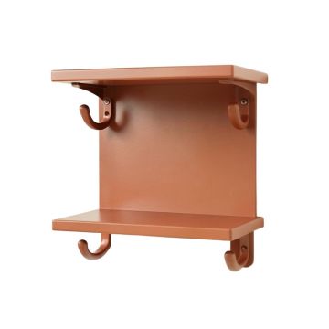 Dune Brook Wall-Mounted Entryway Organizer Shelf - Terracotta