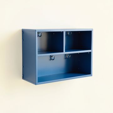 Wren Bluff Wall-Mounted Entryway Organizer Shelf - Blue (synthetic illustration; no displayed measurements)