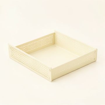 Cove Falls Empty Under-Desk Cable Tray - Ivory (synthetic illustration; no displayed measurements)