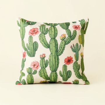 Cactus Floral Body Pillow Case (synthetic illustration; no displayed measurements)