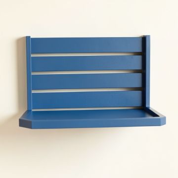 Lake Dale Wall-Mounted Entryway Organizer Shelf - Blue (synthetic illustration; no displayed measurements)