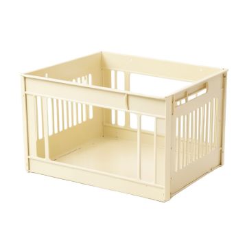 Wren Brook Empty Furniture-Style Pet Crate - Cream
