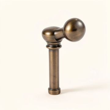 Annabel Adjustable 72 '' To 144 '' 1 '' Single Curtain Rod (synthetic illustration; no displayed measurements)