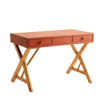 Cliff Brook Writing Desk - Terracotta