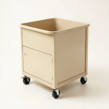 Juniper Bend Empty Rolling Workshop Cart - Beige (synthetic illustration; no displayed measurements)