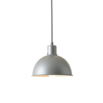 Rowan Dale Pendant Light Suspended From One Plain Cable - Gray