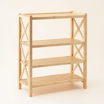 Willow Brook Empty Seed-Starting Shelving Unit Without Lights - Beige (synthetic illustration; no displayed measurements)