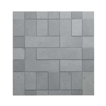 Skybridge Brick-Joint 2 '' X 4 '' Mosaic Tile In Gray