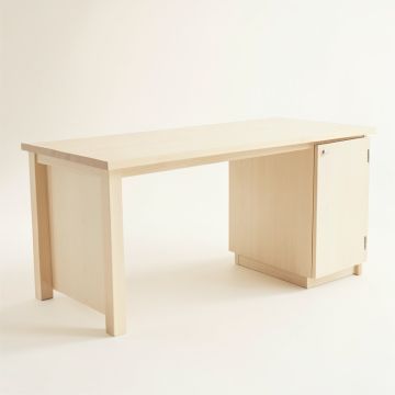 Alder Crest Empty Workshop Workbench - Ivory (synthetic illustration; no displayed measurements)