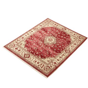 Harford Power Loom Cream/Red Rug