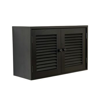Sage Edge Wall-Mounted Entry Cabinet - Black
