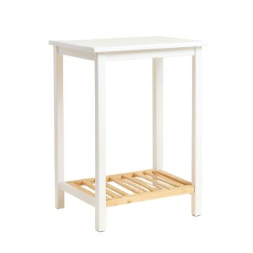 Lake Bridge Freestanding Laundry Folding Counter - White