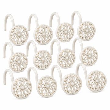 Filigree Shower Curtain Hooks